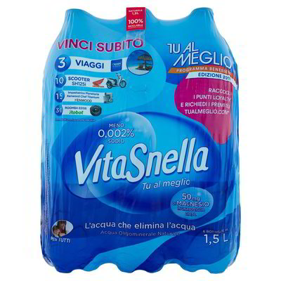Acqua naturale Vitasnella- 6 Bottiglie X 1,5lt.