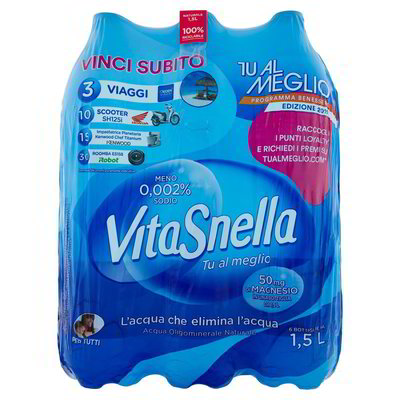 Acqua naturale Vitasnella- 6 Bottiglie X 1,5lt.